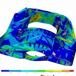 이방성을 고려한 FEA(유한 요소해석) 기법인 Solvay의 MMI Technyl Design 기술 지원으로 개발된 플라스틱 엔진 마운트