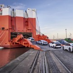 Verschiffung BMW i3 in Bremerhaven 11-2015