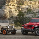 1945 Jeep® CJ-2A and all-new 2018 Jeep Wrangler Rubicon