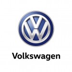 Volkswagen Logo mit Volkswagen-Schriftzug