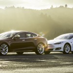 Tesla Model S 차량 및 모바일 서비스 차량