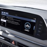 신형 쏘나타 보스 프리미엄 사운드 시스템 AVN화면 표시