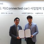 KST인텔리전스-블루포인트, 커넥티드카 빅데이터 비즈니스 협력_왼쪽부터 심송대표, 정규홍 대표
