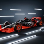 Showcar with Audi F1 launch livery