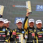 [사진자료2] 한국타이어 후원 한국 아트라스BX 모터스포츠, 2022 한국 24시 바 르셀로나의 GT4 클래스 우승