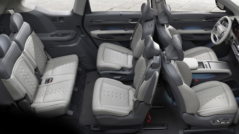 (사진 6) 기아, The Kia EV9 기본 모델 내장(6인승 스위블)