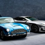 환갑이 된 애스턴마틴 DB5, 최신 DB12와 기념 촬영