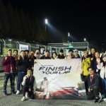 [이미지1] AMG 플레이그라운드 멤버들과 ‘나이트 서킷 드라이빙’ 행사 단체 사진