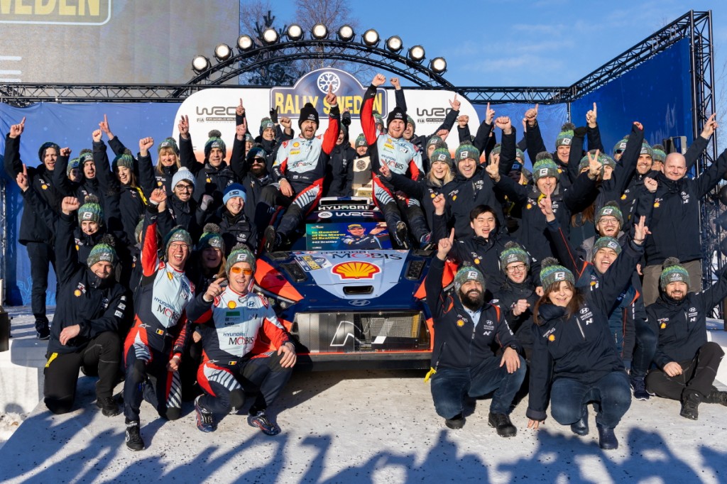 240219 (사진 3) 현대자동차 월드랠리팀, 2024 WRC 스웨덴 랠리 우승